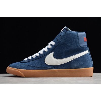 Nike Blazer High Koyu Mavi Kaykay Ayakkabı Türkiye - Z3QJGDK2